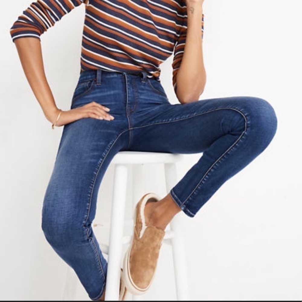 MADEWELL The- high rise slim boy Jeans